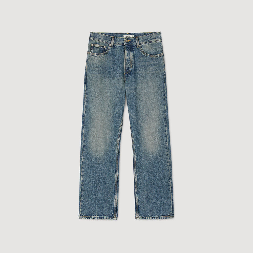 Sandro / Loose-fit jeans Blue Vintage - Denim