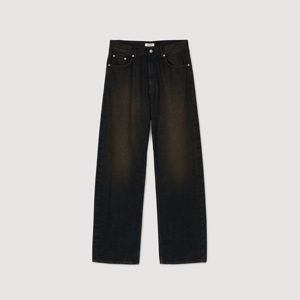 Sandro / Baggy jeans Moka.
