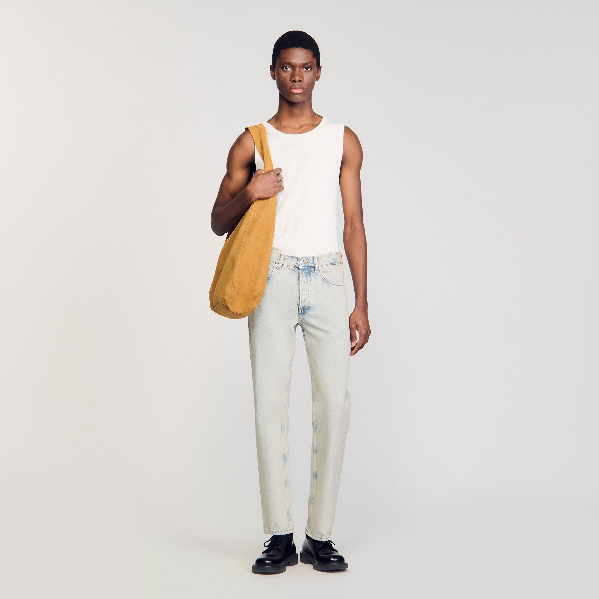 Sandro / Regular faded jeans Blue Vintage - Denim