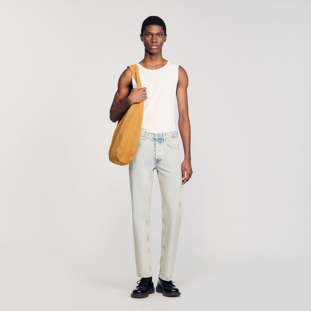 Sandro / Regular faded jeans Blue Vintage - Denim