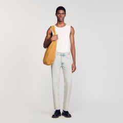 Sandro / Regular faded jeans Blue Vintage - Denim