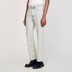 Sandro / Regular faded jeans Blue Vintage - Denim