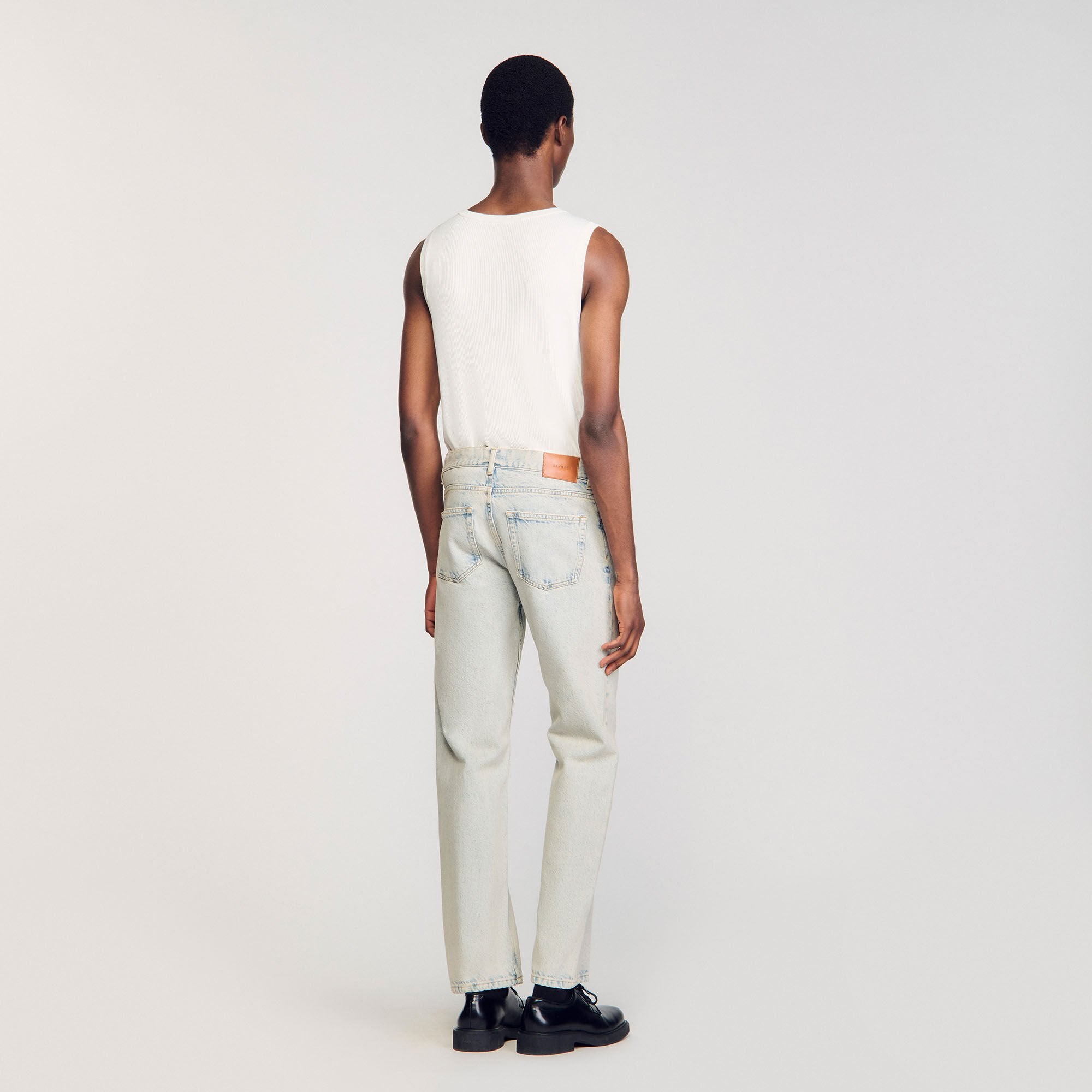 Sandro / Regular faded jeans Blue Vintage - Denim
