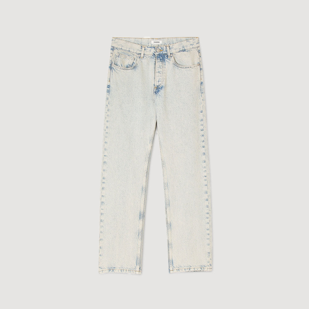 Sandro / Regular faded jeans Blue Vintage - Denim