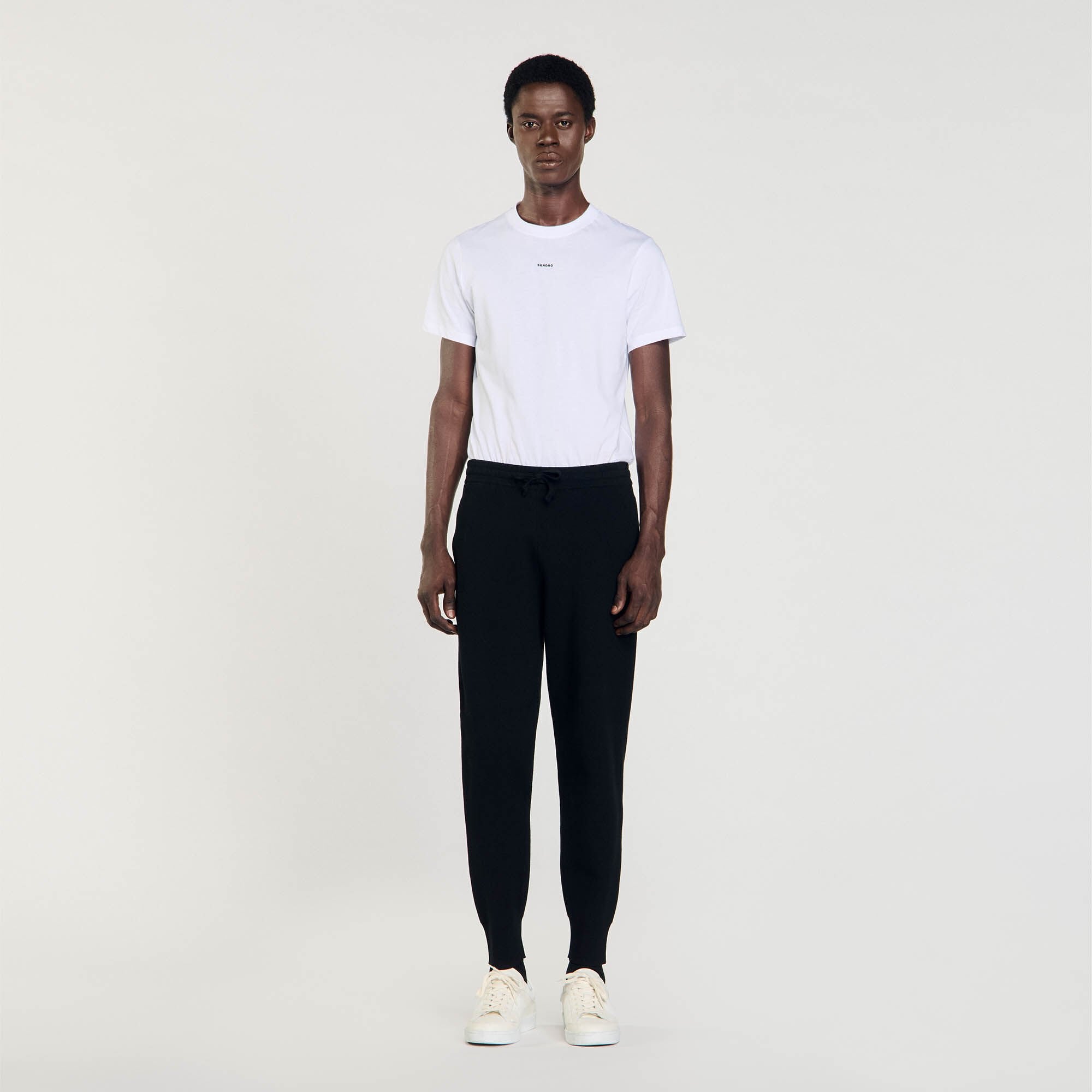 Sandro / Knit jogging bottoms Black