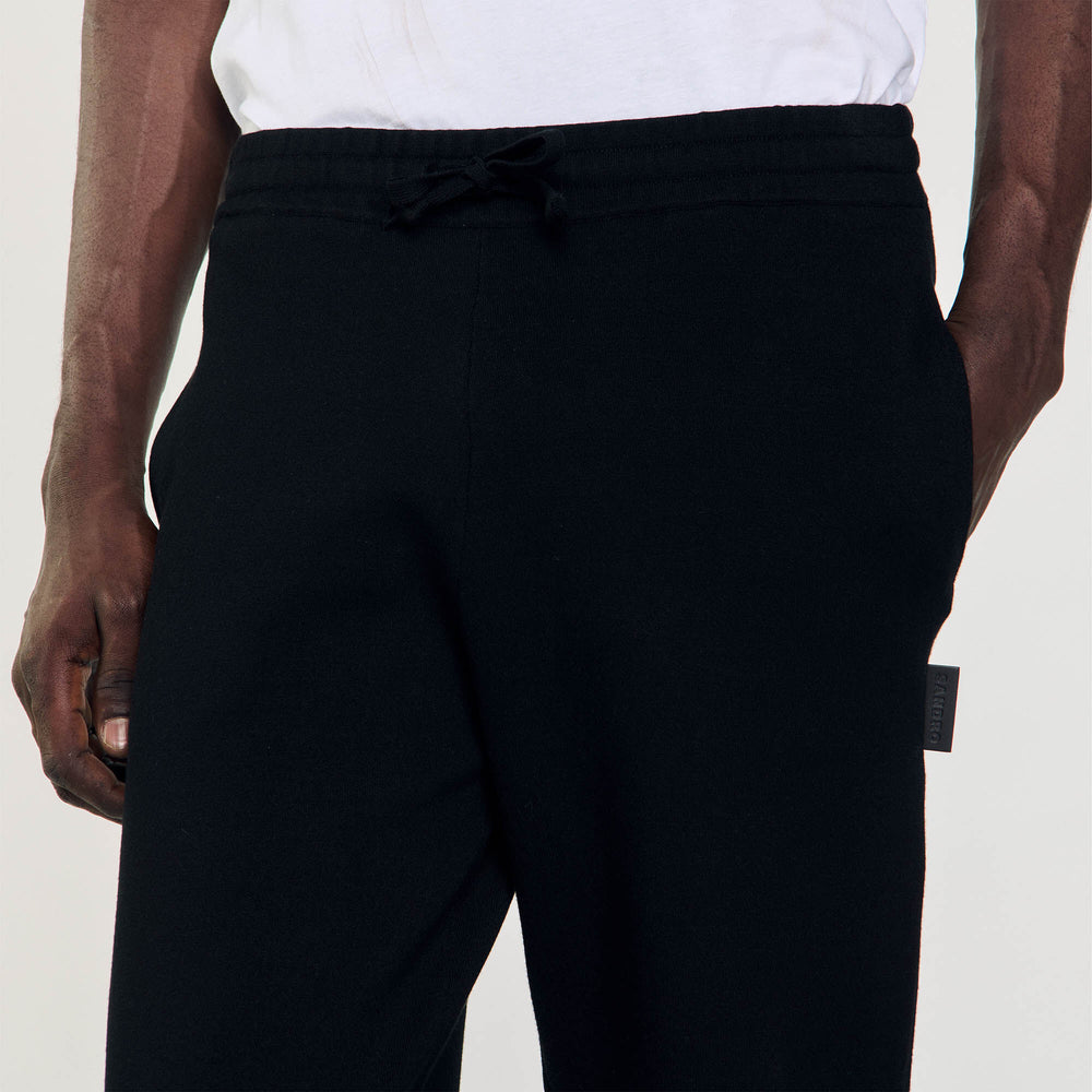 Sandro / Knit jogging bottoms Black