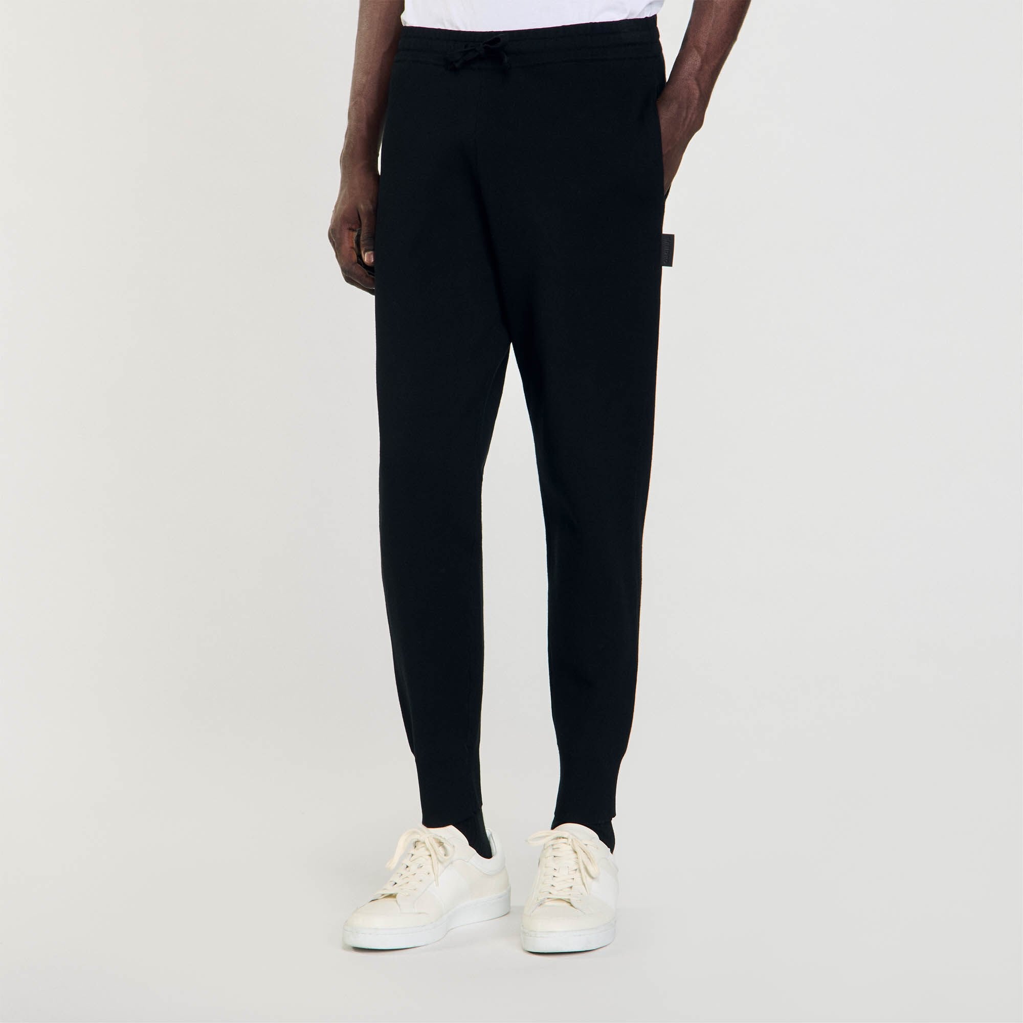 Sandro / Knit jogging bottoms Black