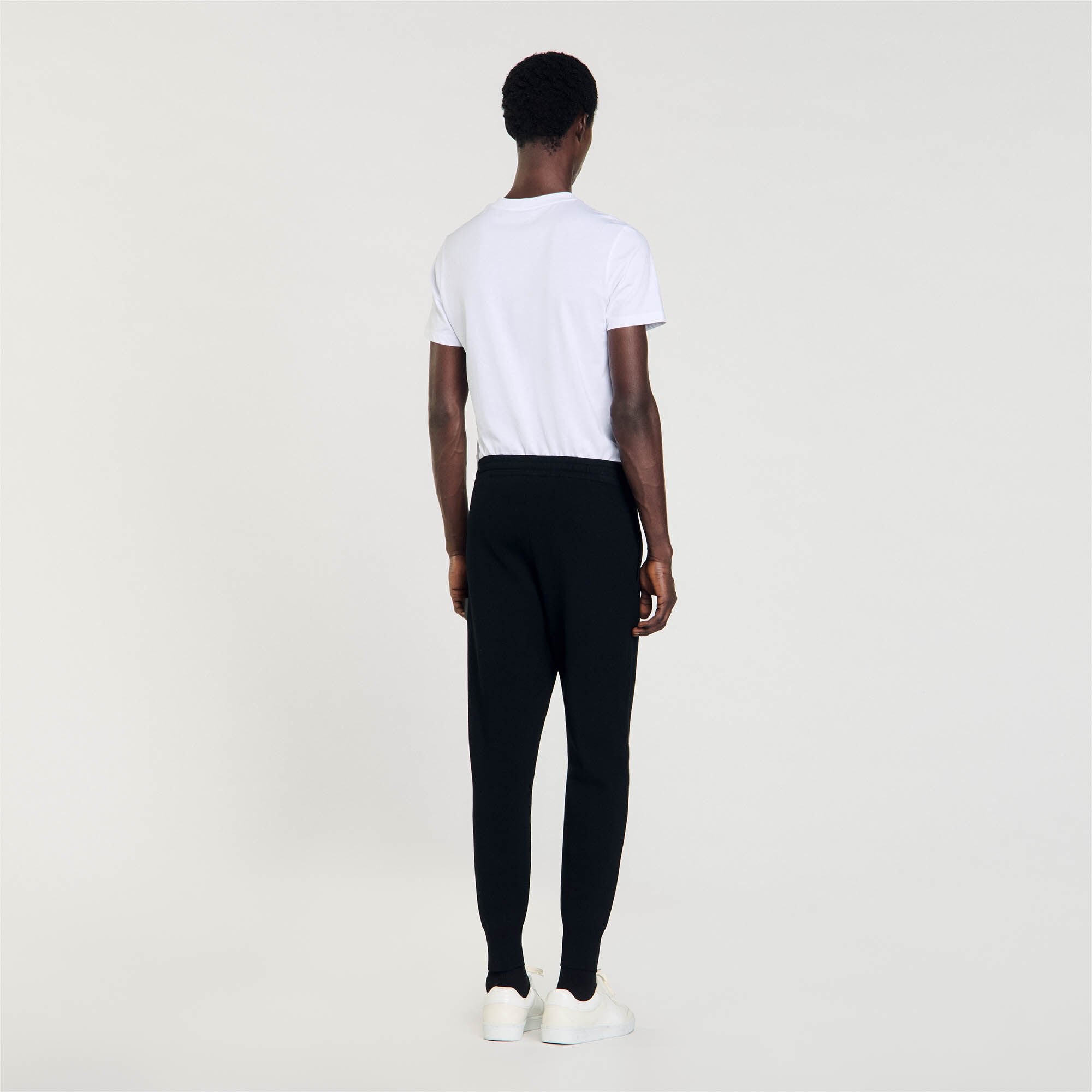 Sandro / Knit jogging bottoms Black