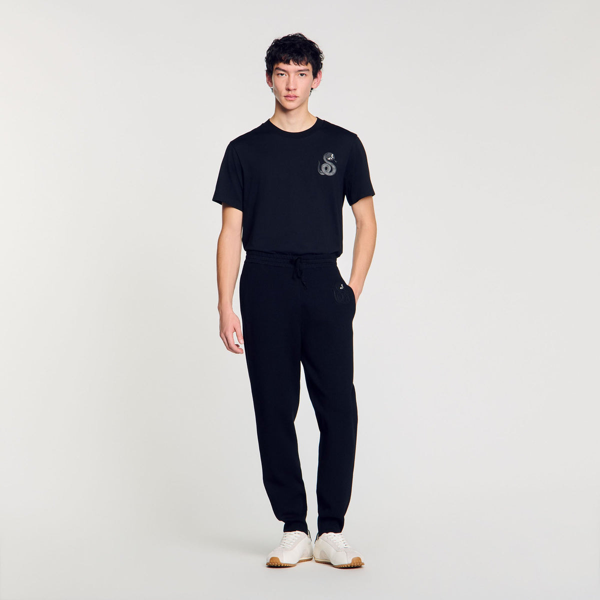 Sandro / Joggers with snake detail Black