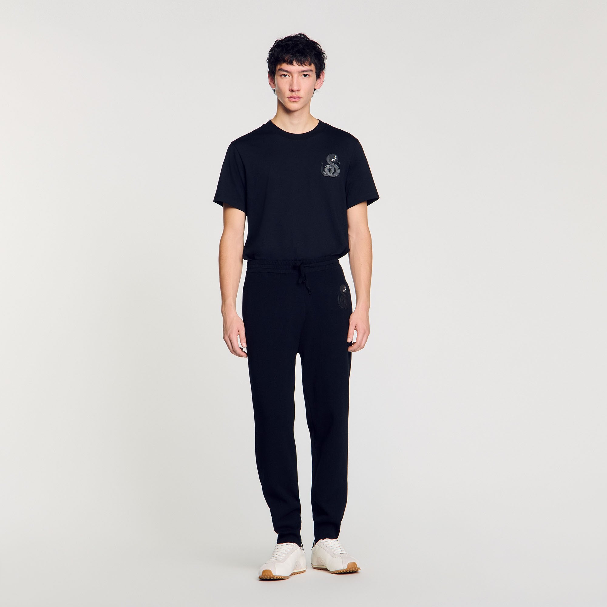 Sandro / Joggers with snake detail Black