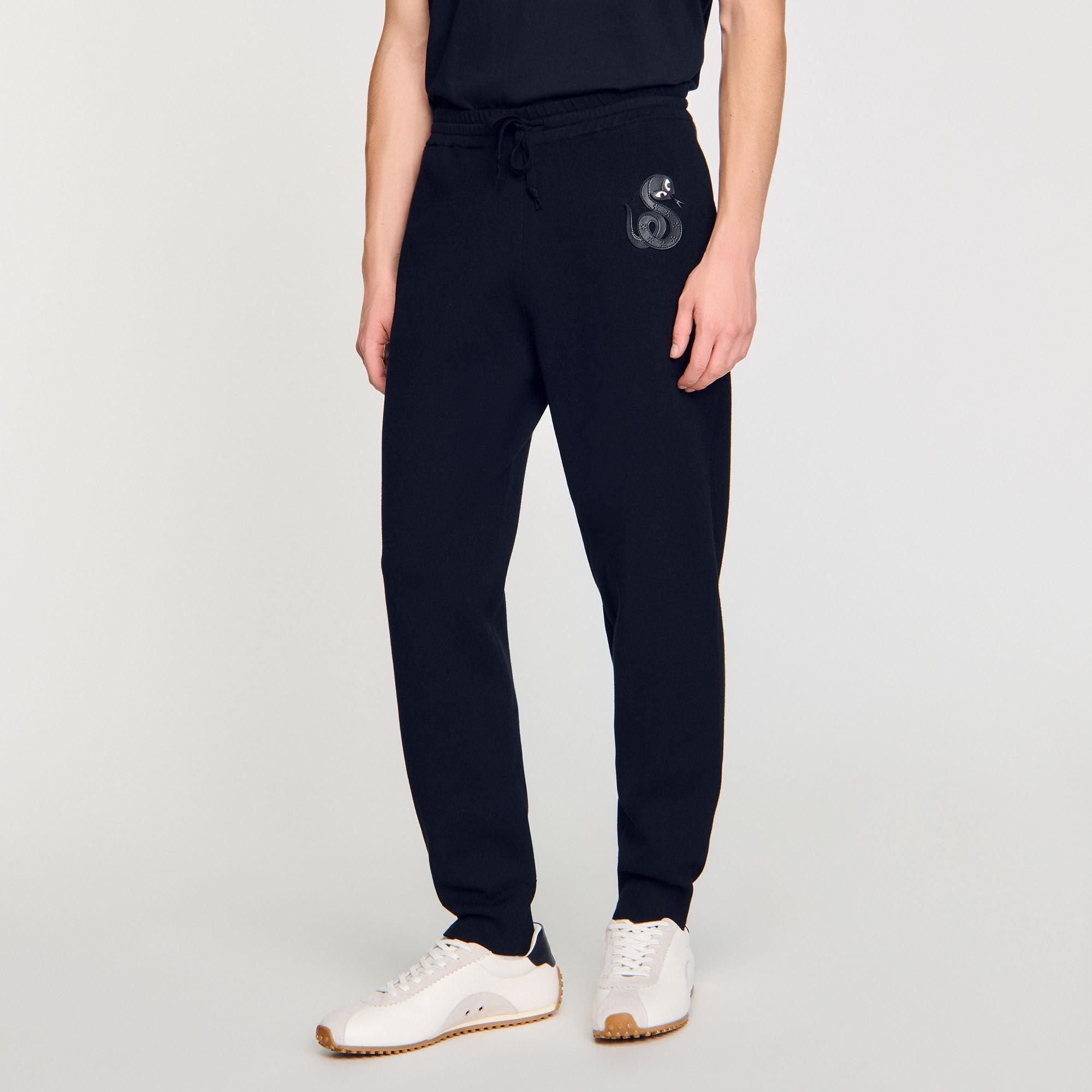 Sandro / Joggers with snake detail Black