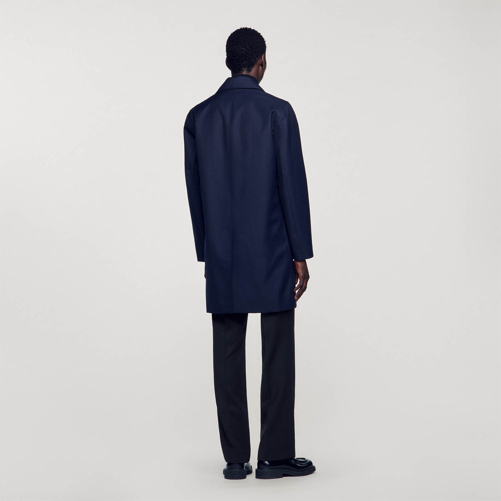 Sandro / Waterproof raincoat Navy Blue