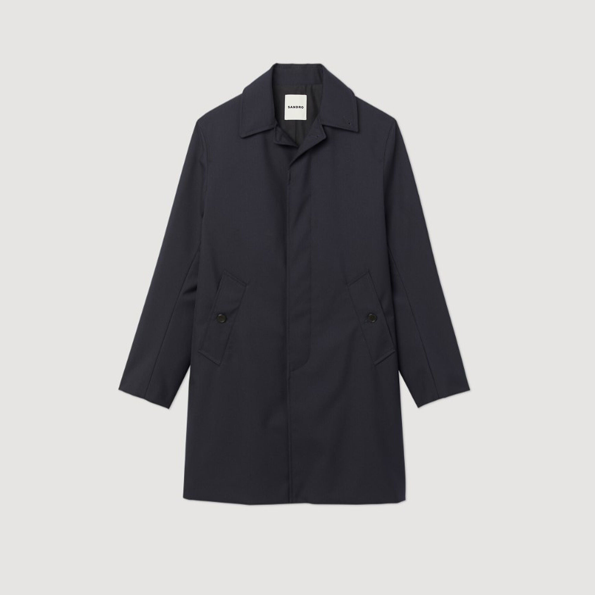 Sandro / Waterproof raincoat Navy Blue