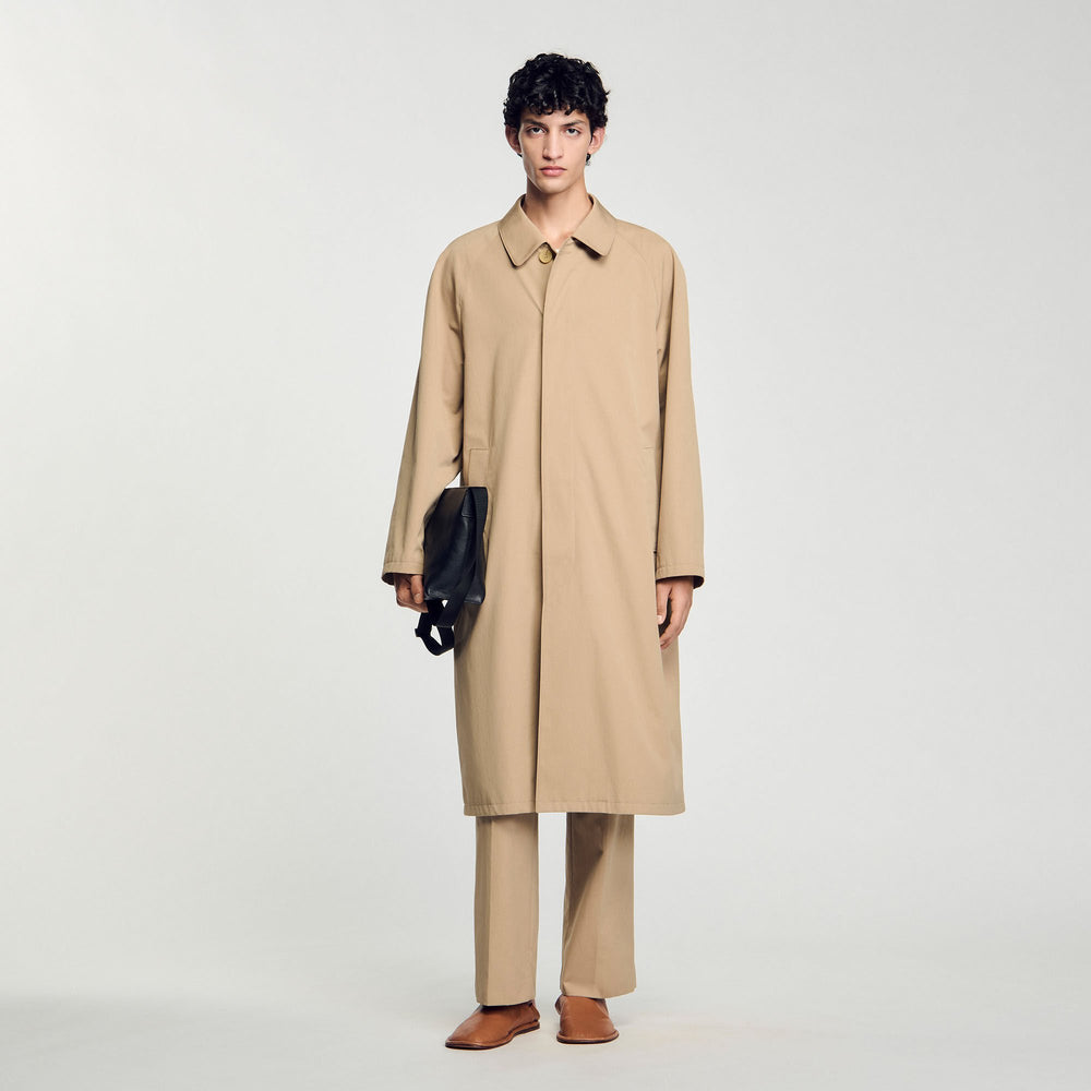 Sandro / Long coat Sand.