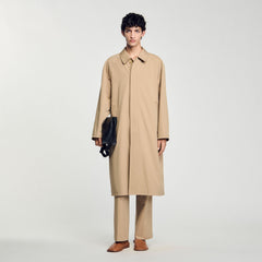 Sandro / Long coat Sand.