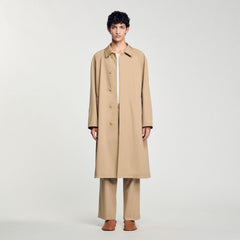 Sandro / Long coat Sand.