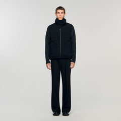 Sandro / Sleeveless technical puffer Black