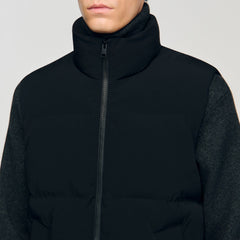 Sandro / Sleeveless technical puffer Black