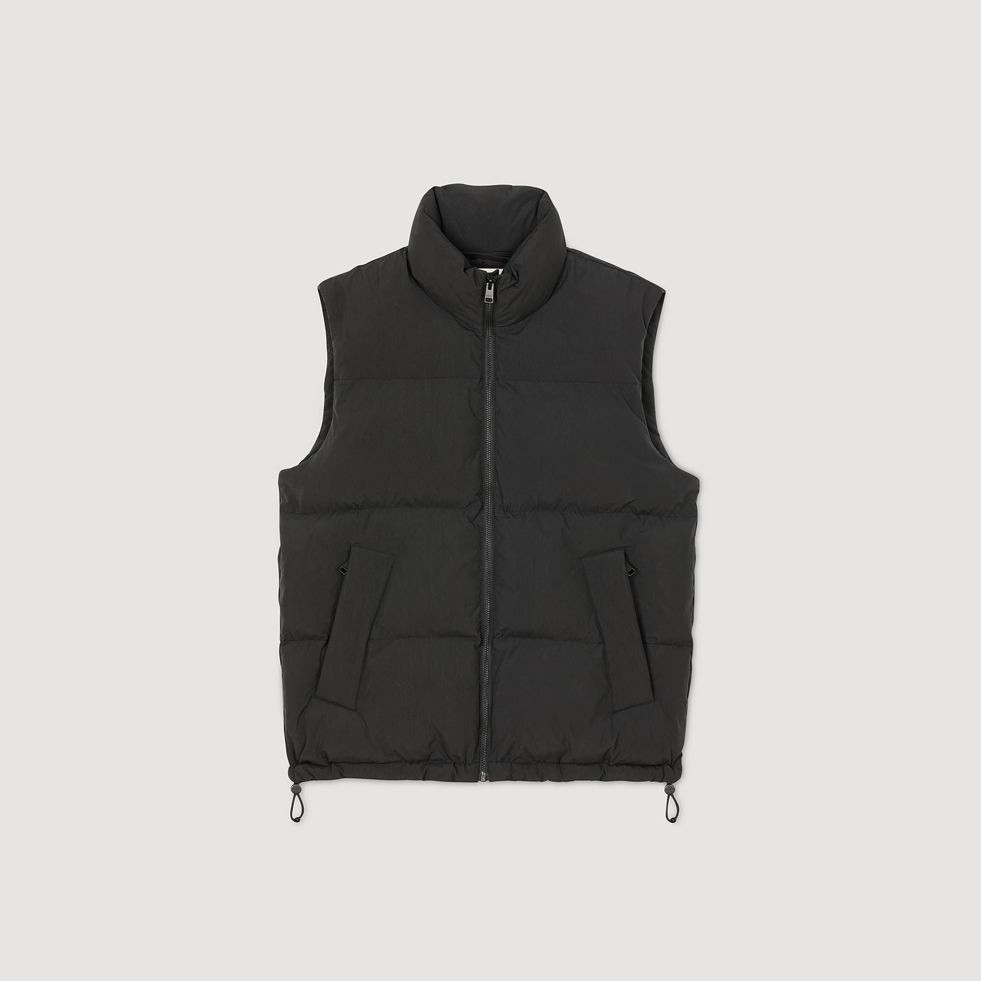 Sandro / Sleeveless technical puffer Black