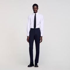 Sandro / Classic wool suit pants Navy Blue