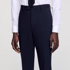Sandro / Classic wool suit pants Navy Blue