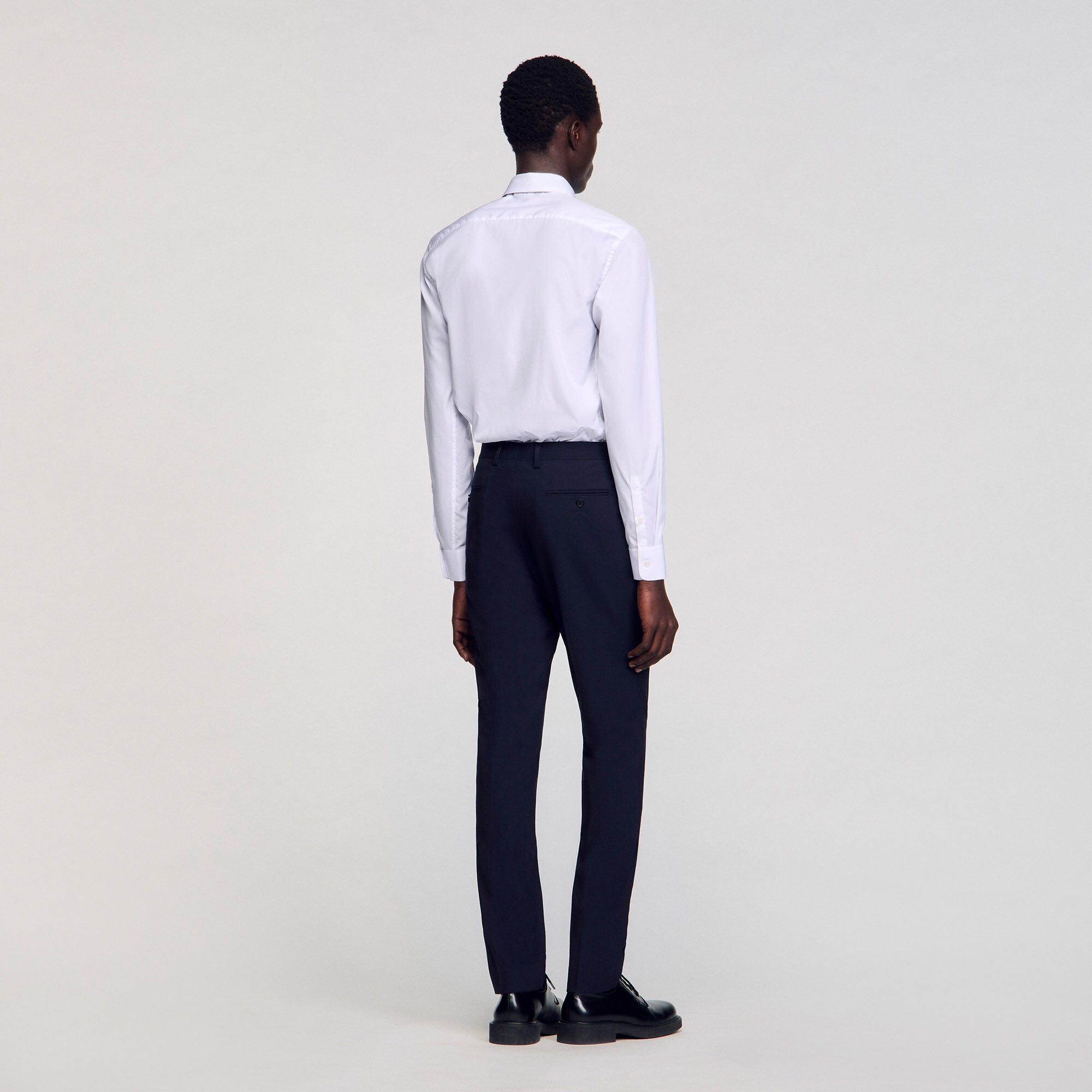 Sandro / Classic wool suit pants Navy Blue