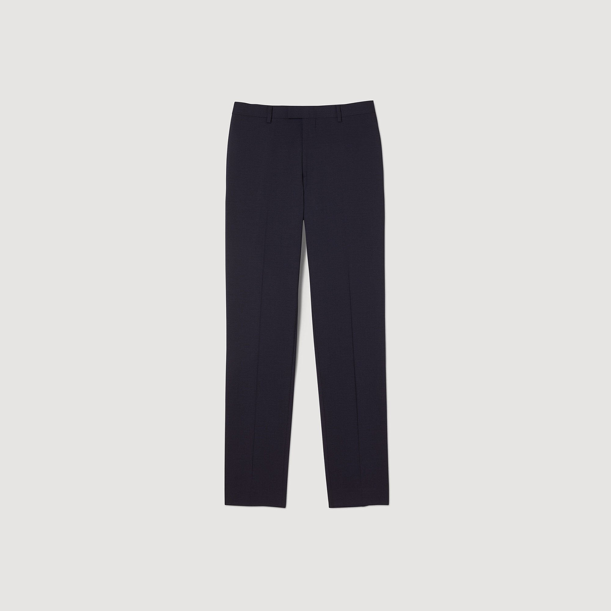 Sandro / Classic wool suit pants Navy Blue