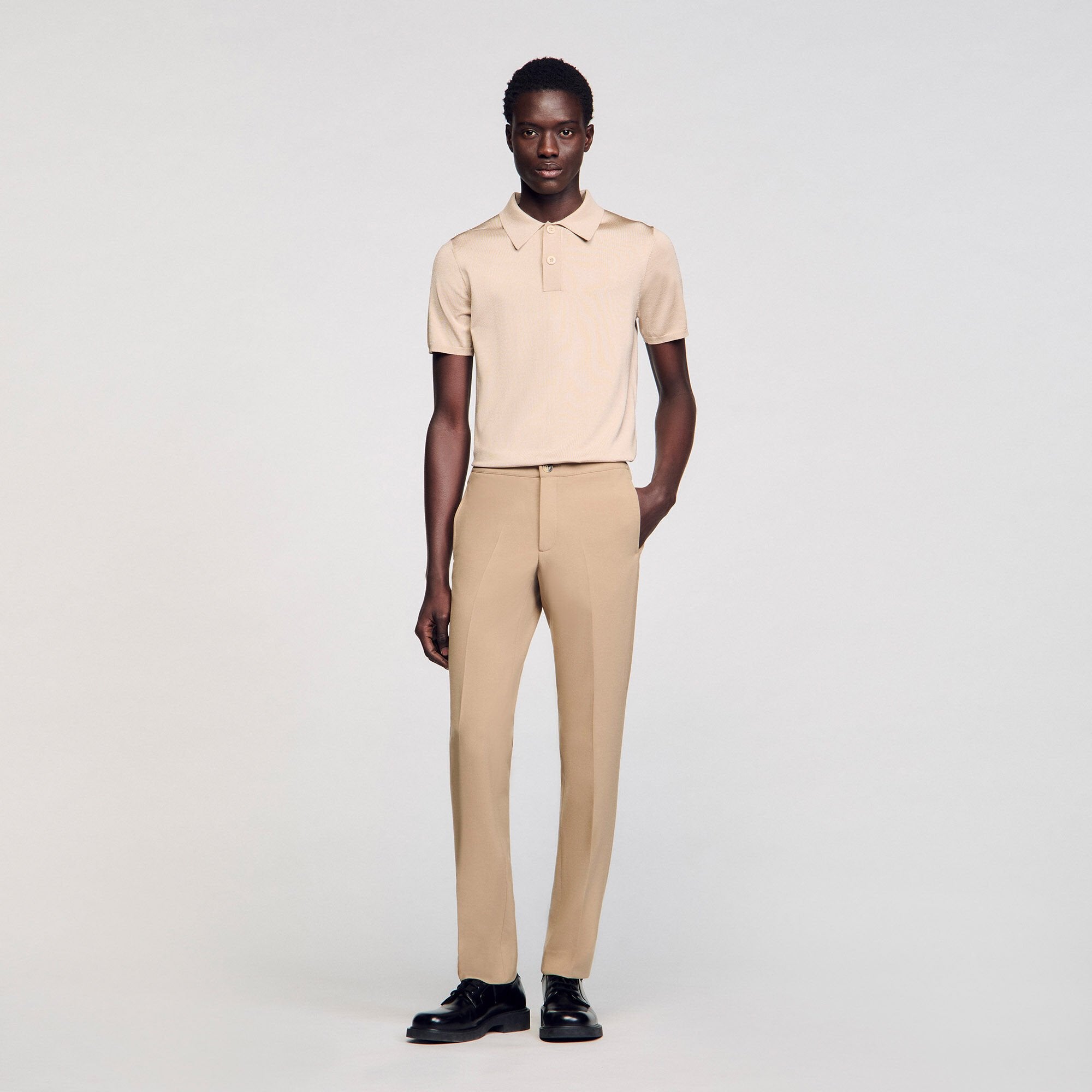 Sandro / Jersey trousers Beige
