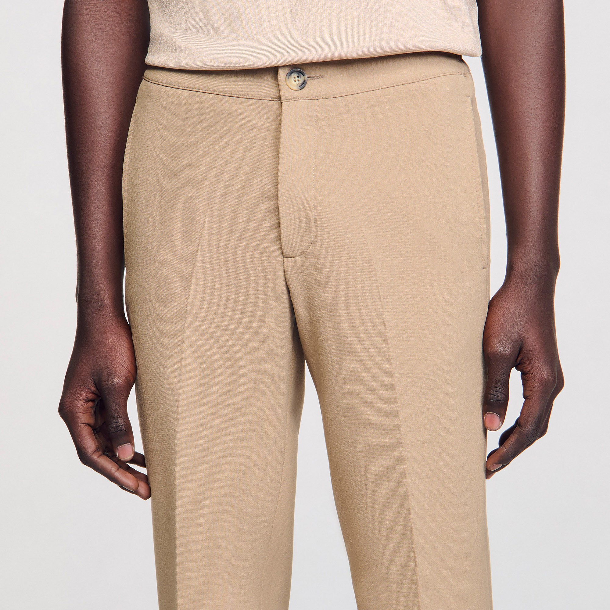 Sandro / Jersey trousers Beige