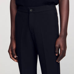 Sandro / Jersey trousers Black