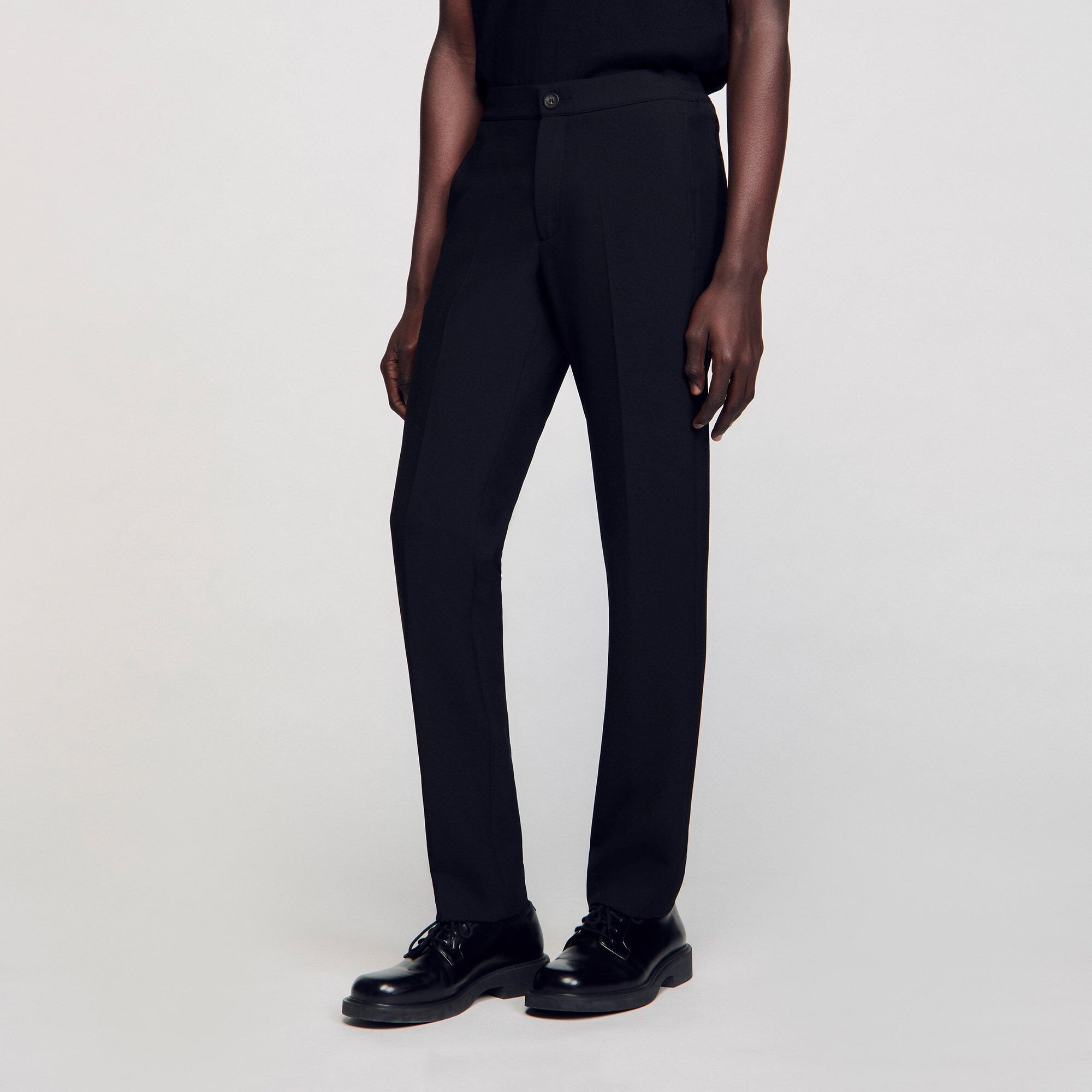 Sandro / Jersey trousers Black
