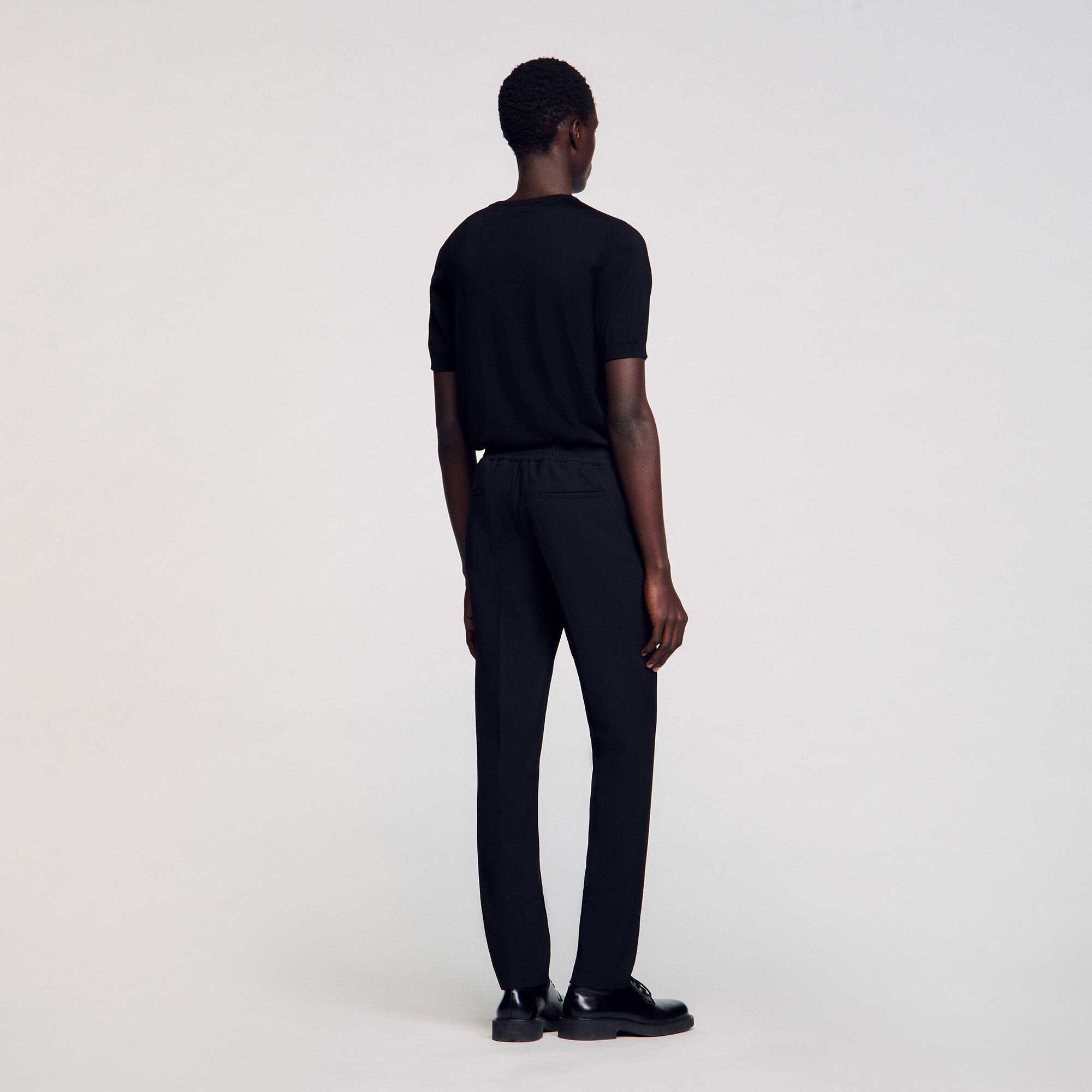 Sandro / Jersey trousers Black