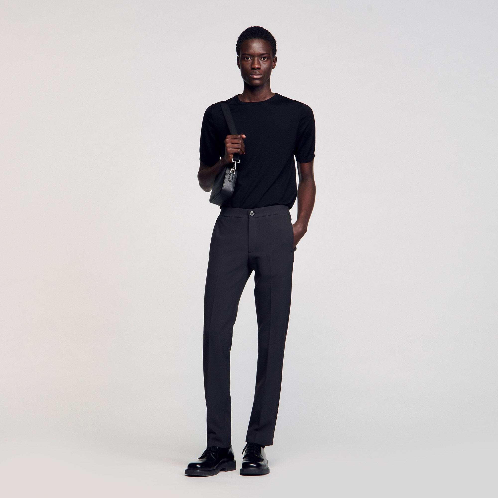 Sandro / Jersey trousers Dark Grey