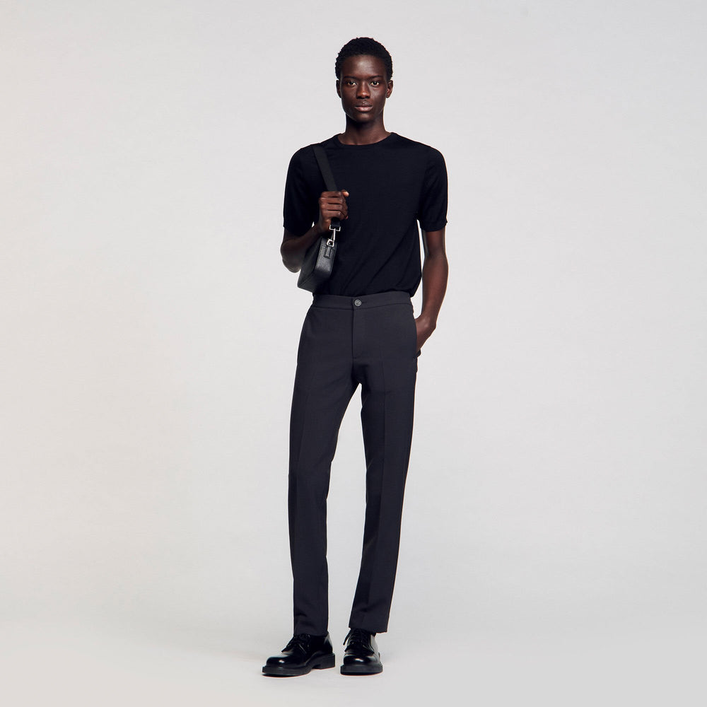 Sandro / Jersey trousers Dark Grey