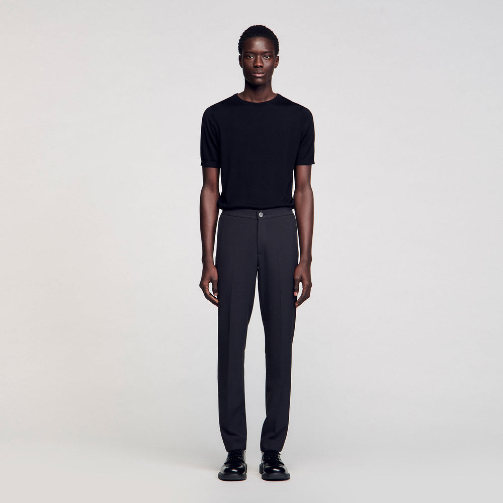 Sandro / Jersey trousers Dark Grey