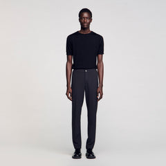 Sandro / Jersey trousers Dark Grey