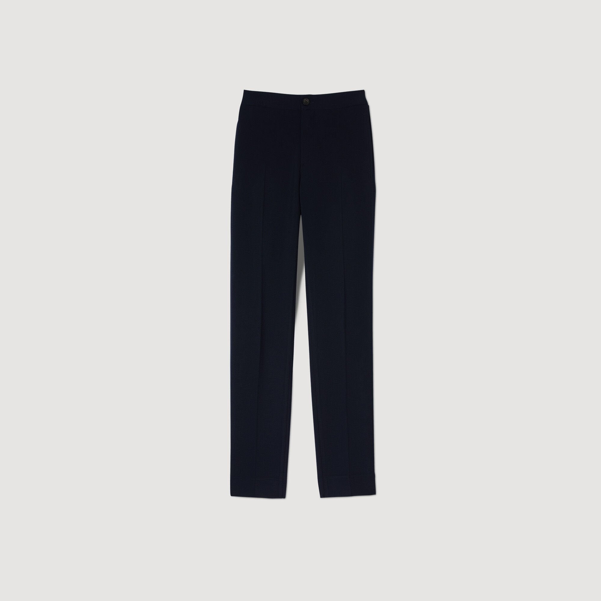 Sandro / Jersey trousers Navy Blue