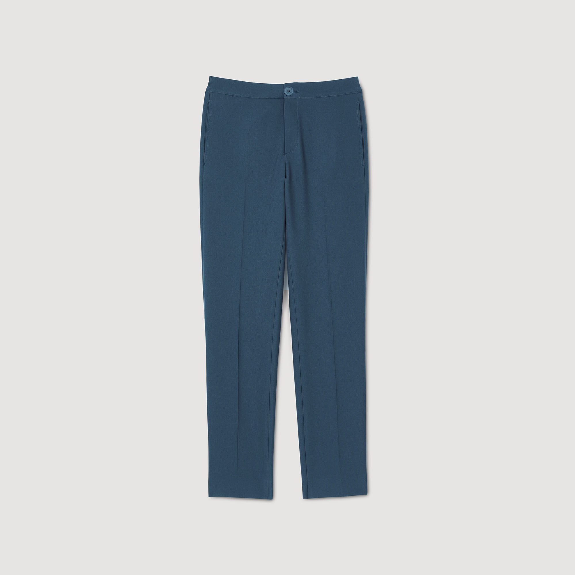 Sandro / Jersey trousers Thunderstorm Blue