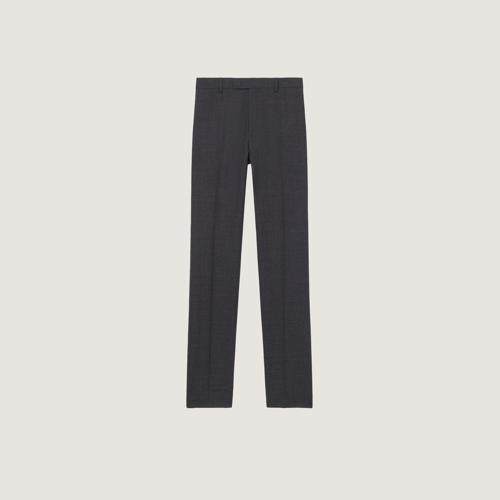 Sandro / Wool suit trousers Mocked Grey