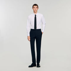 Sandro / Wool suit trousers Navy Blue
