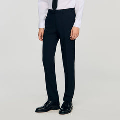 Sandro / Wool suit trousers Navy Blue