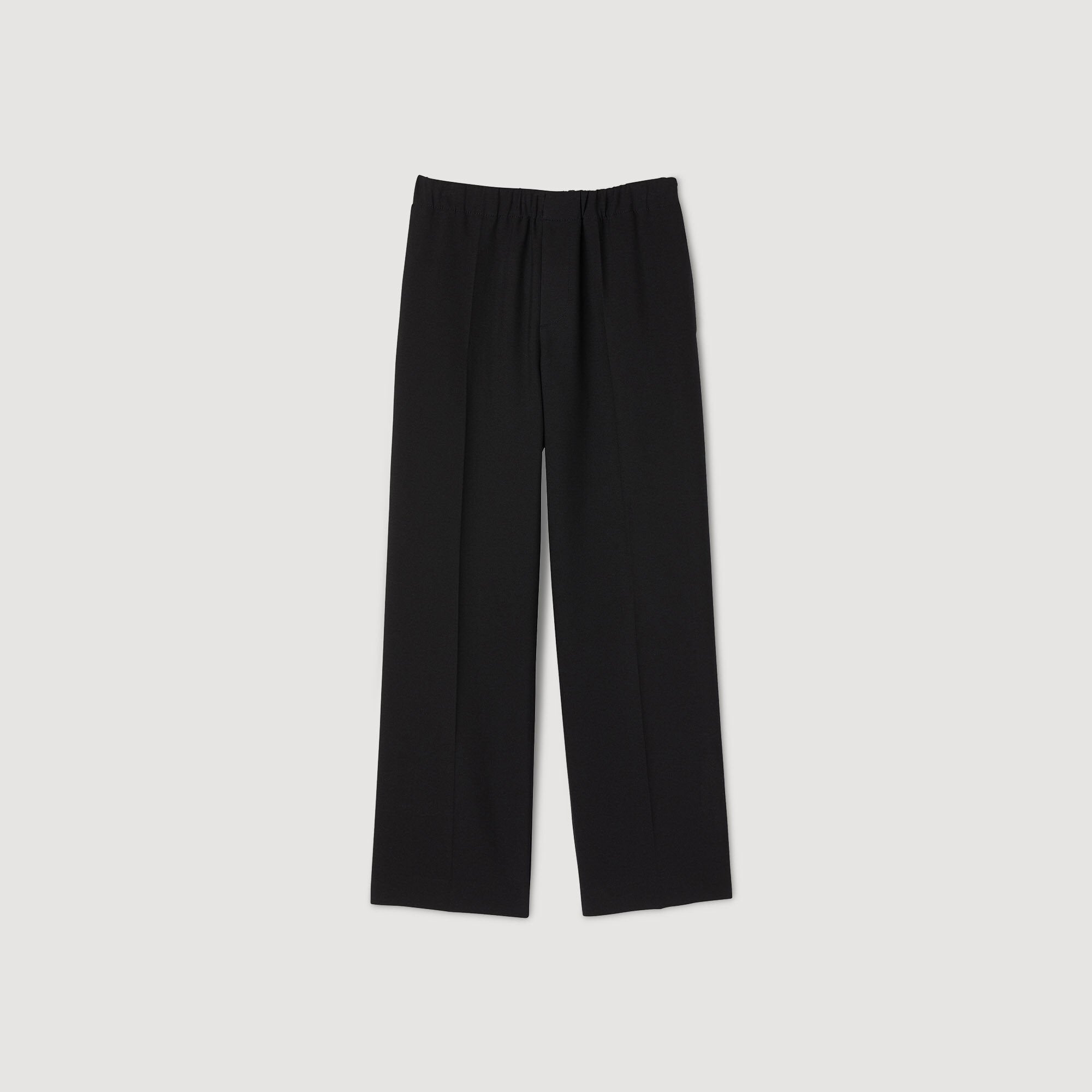 Sandro / Wide-leg trousers Black