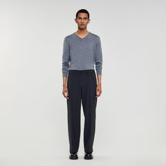 Sandro / Wide-leg trousers Dark Grey