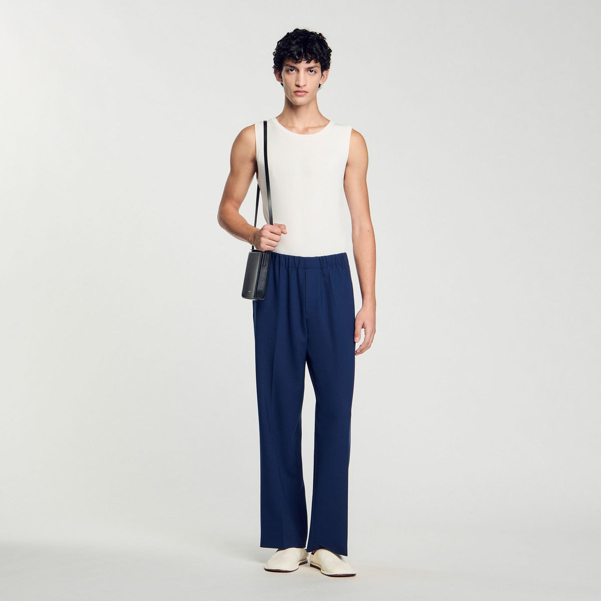Sandro / Wide-leg trousers Royal Blue