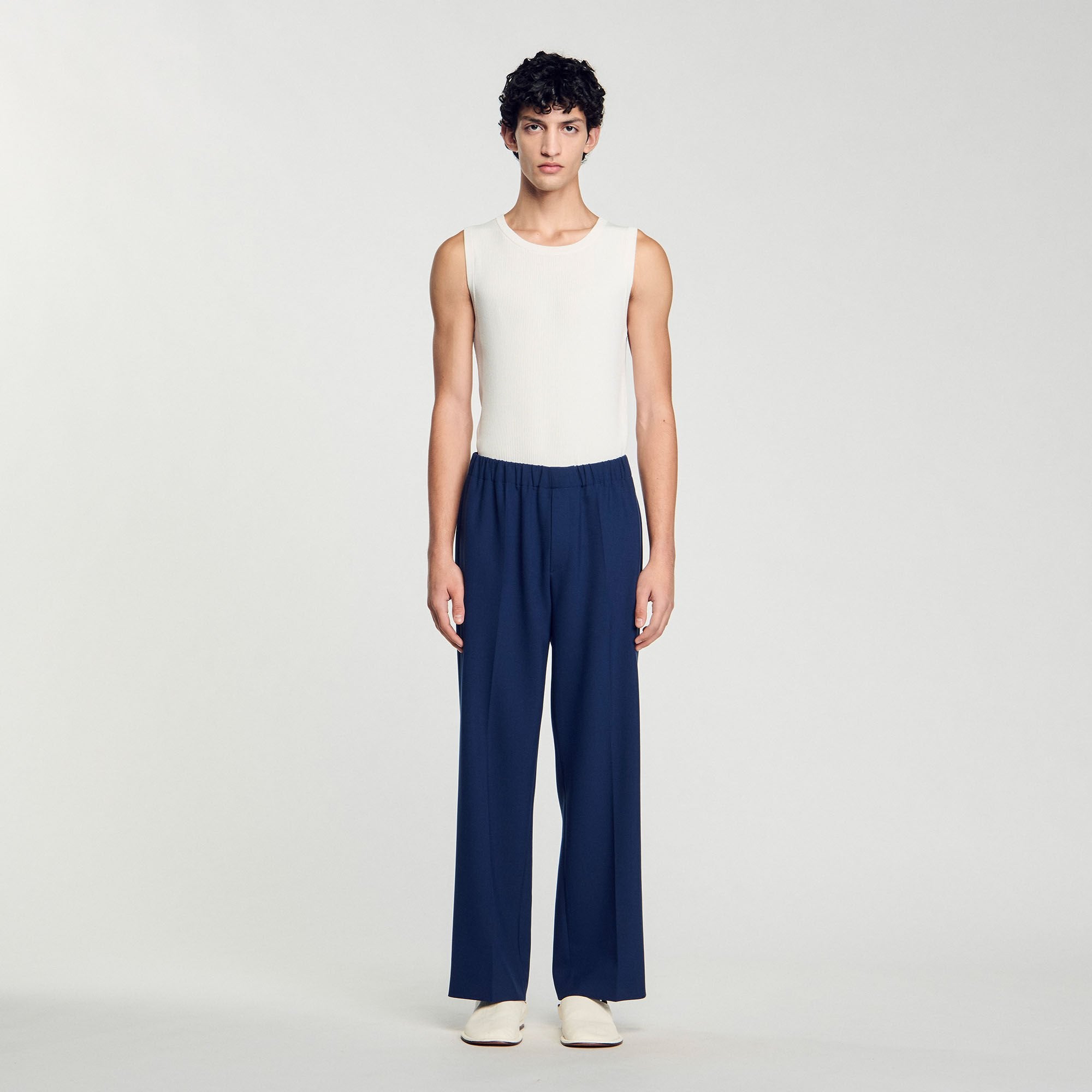 Sandro / Wide-leg trousers Royal Blue