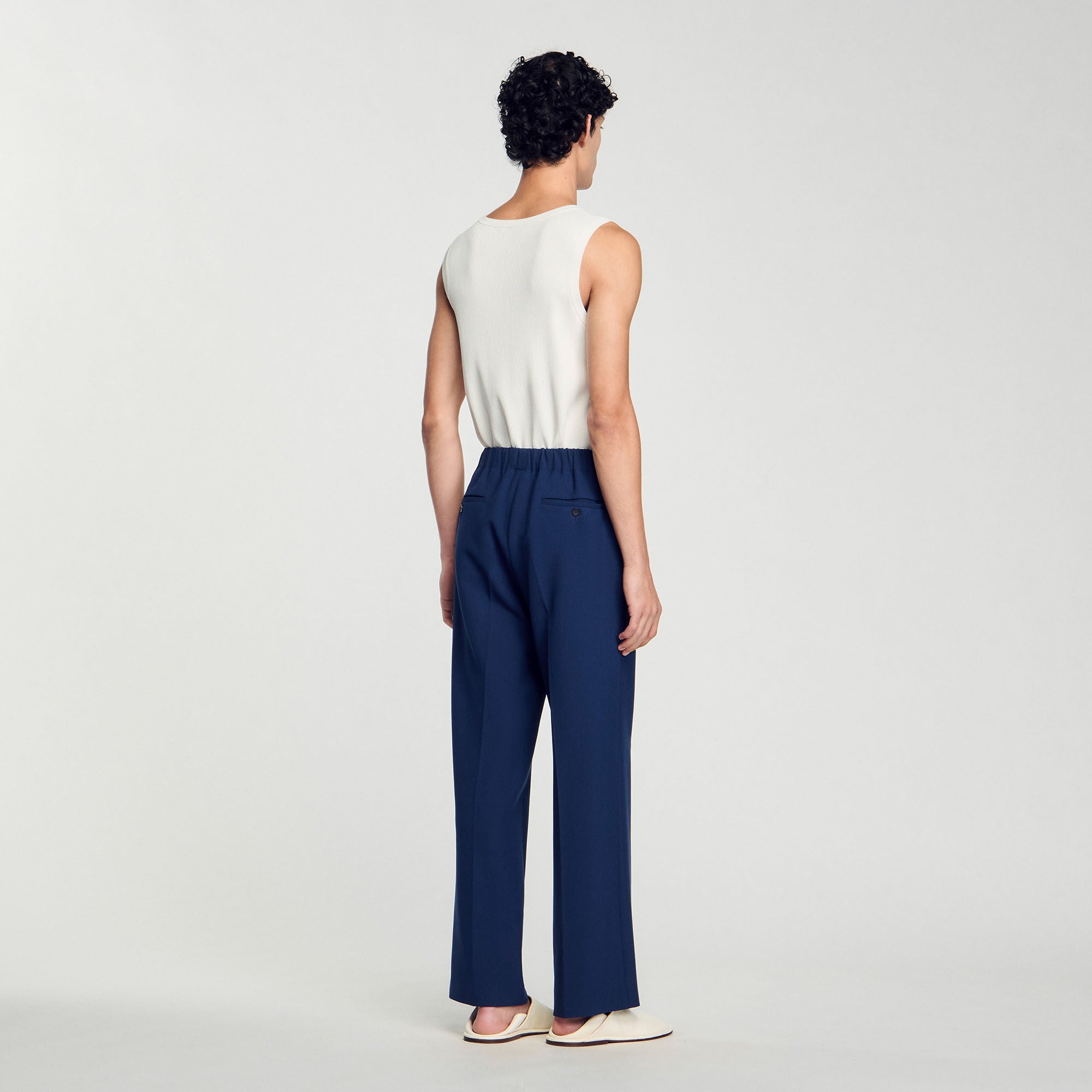 Sandro / Wide-leg trousers Royal Blue