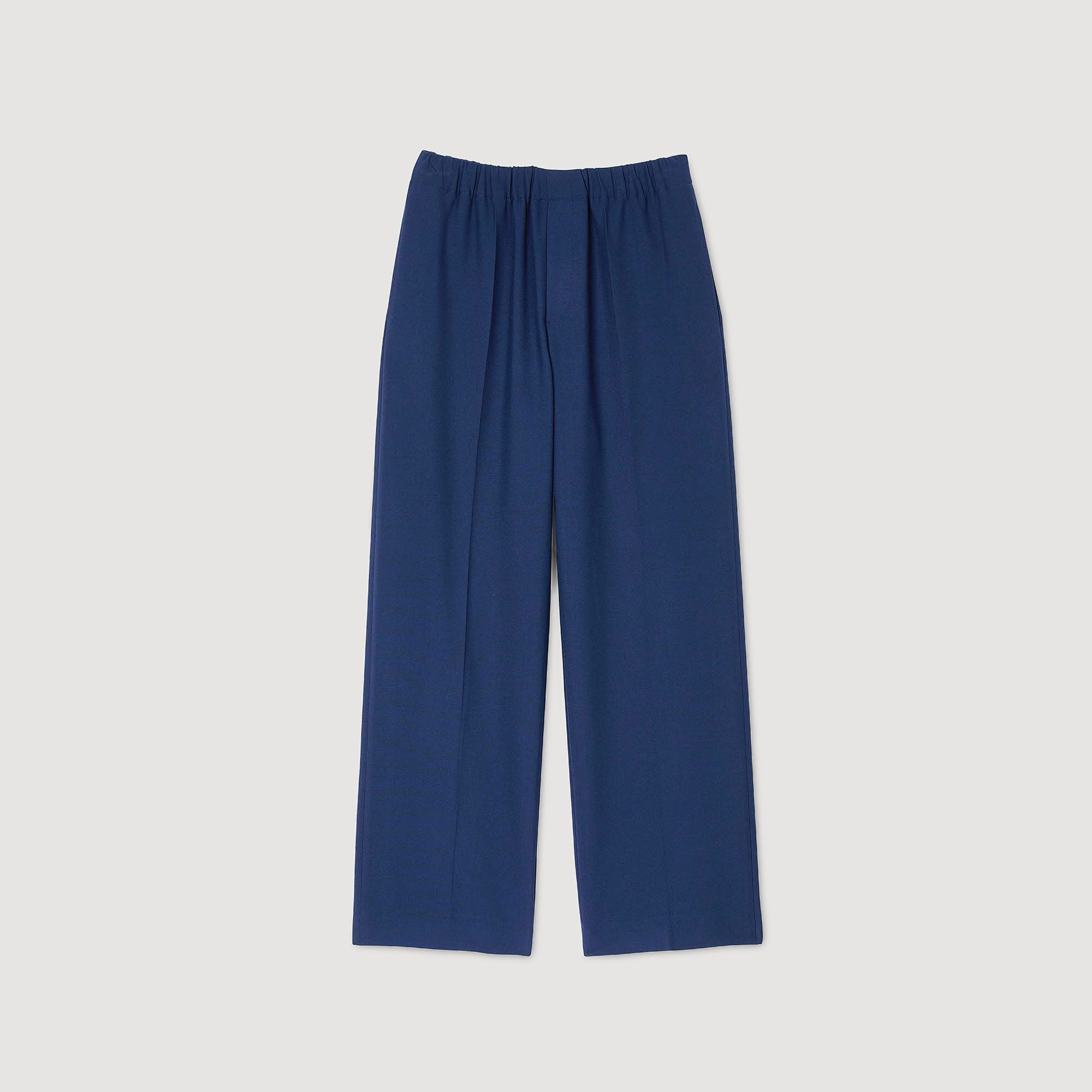 Sandro / Wide-leg trousers Royal Blue