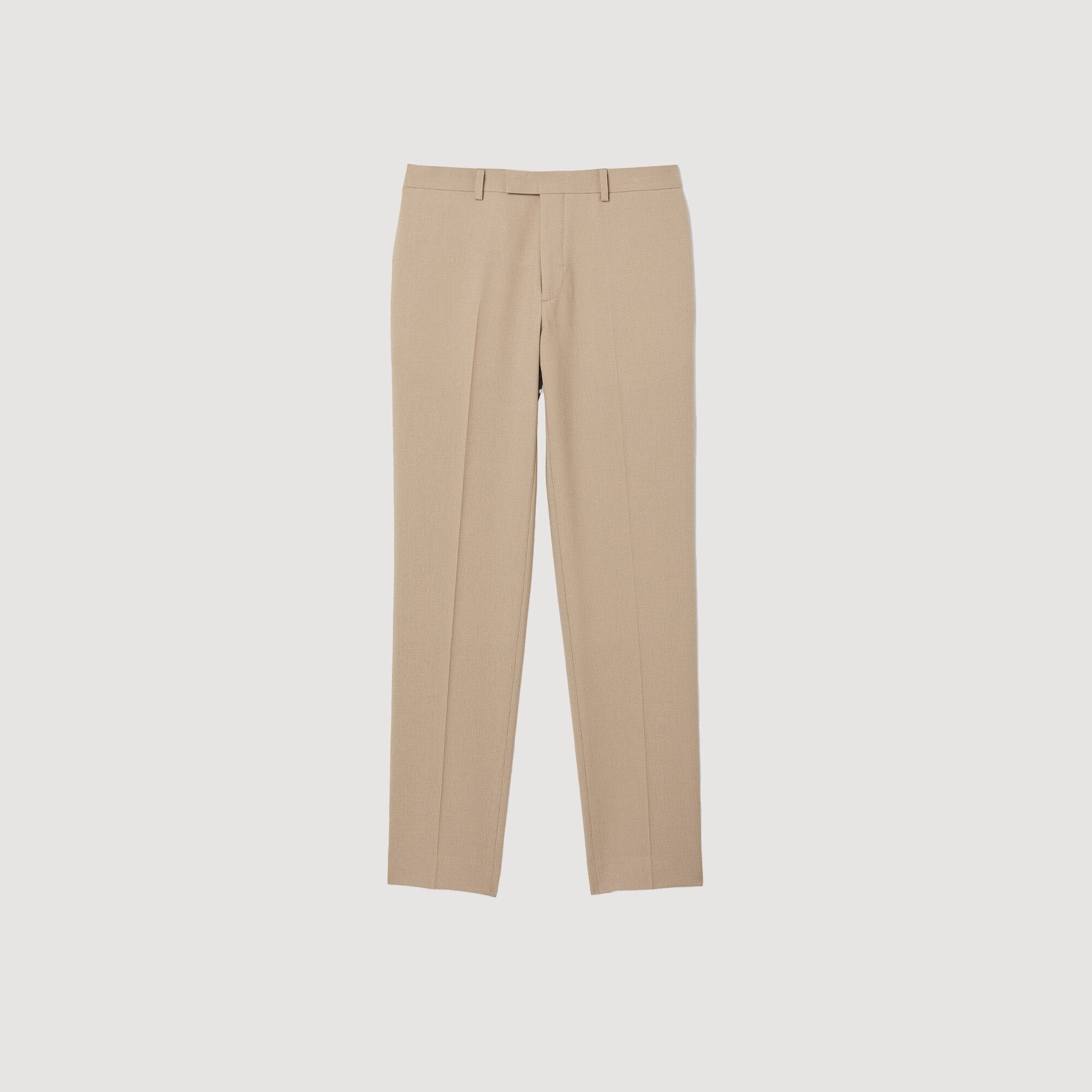 Sandro / Wool suit trousers Beige