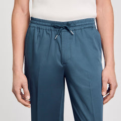 Sandro / Elasticated straight-leg trousers Thunderstorm Blue