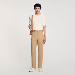 Sandro / Straight-leg chinos Nut